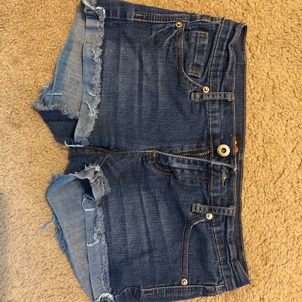 Denim shorts